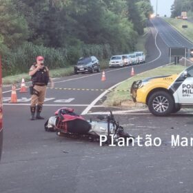 Fotos de Imprudência na rodovia mata motociclista em Maringá 