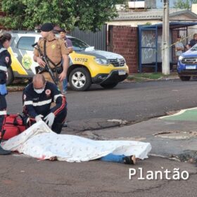 Fotos de Jovem é executado após suposta emboscada em Sarandi; a moto da vítima desapareceu 
