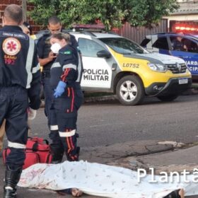 Fotos de Jovem é executado após suposta emboscada em Sarandi; a moto da vítima desapareceu 