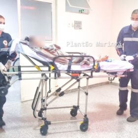 Fotos de Mãe e a filha de 6 anos são transferidas de avião para Curitiba após sofrer queimaduras ao cozinhar ovo no micro-ondas em Maringá