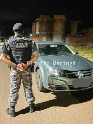 Fotos de Moradores de Maringá são presos pelo Choque durante Carnaval de Itambé com armas e drogas