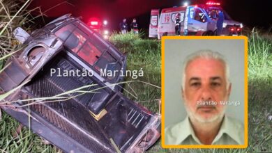Fotos de Morre no hospital motorista ejetado para fora de carro após capotamento em Marialva