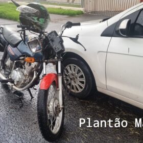 Fotos de Motociclista avança preferencial e é atingido por carro em Maringá