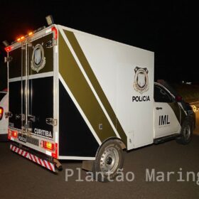 Fotos de Motorista é ejetado de carro após capotamento e tem o corpo esmagado por caminhão na PR-323 próximo a Água Boa