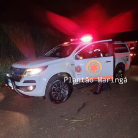 Fotos de Motorista é ejetado para fora de carro após capotamento em Marialva