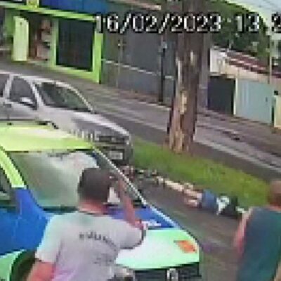 Câmera registra criança de 10 anos sendo atropelada a caminho da escola em Maringá Foto 1 Fotos de Câmera registra criança de 10 anos sendo atropelada a caminho da escola em Maringá