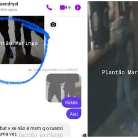 Fotos de Câmera registrou um dos jovens mortos em São Pedro do Ivaí, sofrendo tentativa de homicídio em Sarandi, no início do mês