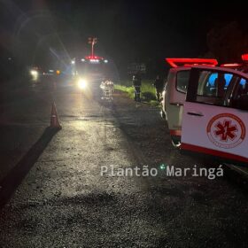 Fotos de Caminhoneiro morre após capotamento na rodovia PR-323