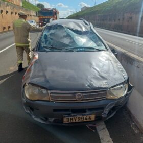 Fotos de Cinco pessoas ficaram feridas após grave acidente no Contorno Norte em Maringá