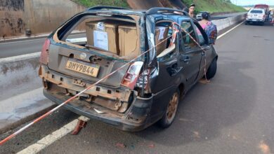 Fotos de Cinco pessoas ficaram feridas após grave acidente no Contorno Norte em Maringá