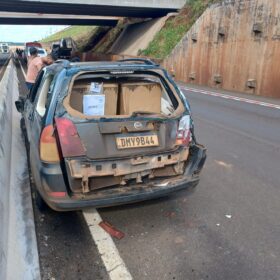 Fotos de Cinco pessoas ficaram feridas após grave acidente no Contorno Norte em Maringá