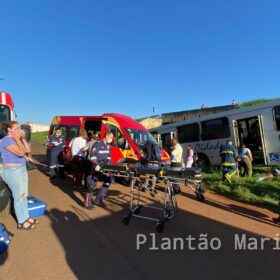 Colisão entre ônibus e motoneta deixa mais 24 pessoas feridas entre Maringá e Paiçandu Foto 5 Fotos de Colisão entre ônibus e motoneta deixa mais 24 pessoas feridas entre Maringá e Paiçandu
