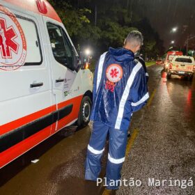 Fotos de Colisão envolvendo motos em Marialva mobilizou duas equipes médicas do Samu