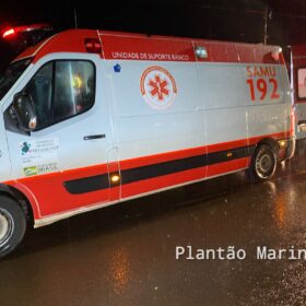 Fotos de Colisão envolvendo motos em Marialva mobilizou duas equipes médicas do Samu