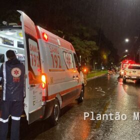 Fotos de Colisão envolvendo motos em Marialva mobilizou duas equipes médicas do Samu