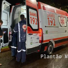 Fotos de Colisão envolvendo motos em Marialva mobilizou duas equipes médicas do Samu