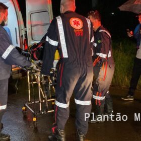 Fotos de Colisão envolvendo motos em Marialva mobilizou duas equipes médicas do Samu