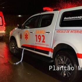 Fotos de Colisão envolvendo motos em Marialva mobilizou duas equipes médicas do Samu
