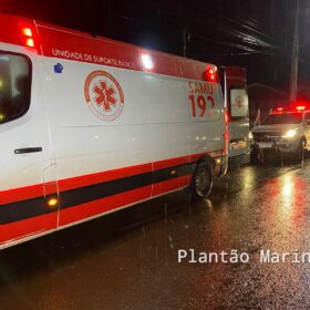 Fotos de Colisão envolvendo motos em Marialva mobilizou duas equipes médicas do Samu