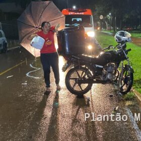 Fotos de Colisão envolvendo motos em Marialva mobilizou duas equipes médicas do Samu