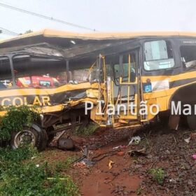 Fotos de Identificadas as vítimas do trágico acidente envolvendo uma locomotiva e um ônibus escolar em Jandaia do Sul