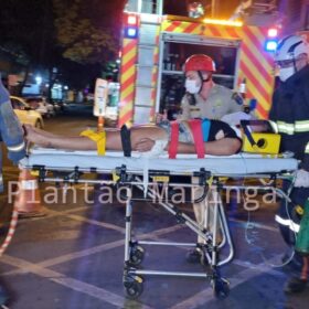 Fotos de Homem com drogas dentro do carro causa grave acidente durante fuga da GCM e deixa duas crianças feridas em Maringá