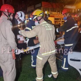 Fotos de Homem com drogas dentro do carro causa grave acidente durante fuga da GCM e deixa duas crianças feridas em Maringá