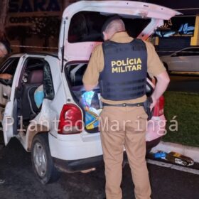 Homem com drogas dentro do carro causa grave acidente durante fuga da GCM e deixa duas crianças feridas em Maringá Foto 1 Fotos de Homem com drogas dentro do carro causa grave acidente durante fuga da GCM e deixa duas crianças feridas em Maringá