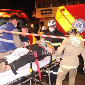 Fotos de Homem com drogas dentro do carro causa grave acidente durante fuga da GCM e deixa duas crianças feridas em Maringá