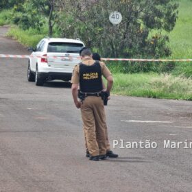 Fotos de Homem é atingido por cinco tiros durante tentativa de homicídio em Maringá; essa é a terceira vez que ele alvo de tiros
