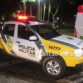 Fotos de Homem é socorrido após ser esfaqueado em Maringá