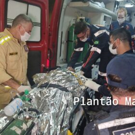 Fotos de Homem é socorrido em estado gravíssimo após ser esfaqueado em Maringá
