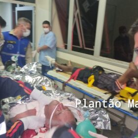 Fotos de Homem é socorrido em estado gravíssimo após ser esfaqueado em Maringá