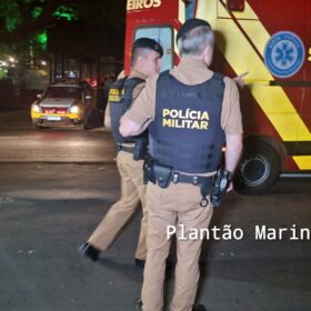 Fotos de Homem é socorrido em estado gravíssimo após ser esfaqueado em Maringá