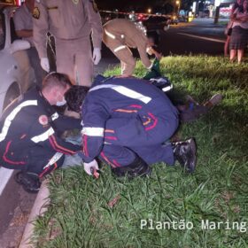 Fotos de Idoso de 71 anos é socorrido com ferimentos graves após ser atropelado em Maringá 