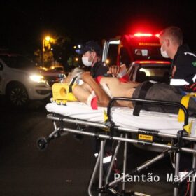 Fotos de Idoso de 71 anos é socorrido com ferimentos graves após ser atropelado em Maringá 