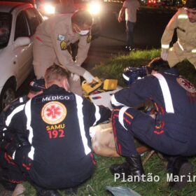 Fotos de Idoso de 71 anos é socorrido com ferimentos graves após ser atropelado em Maringá 