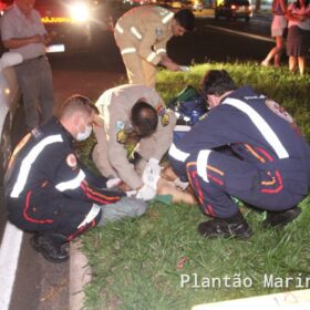 Fotos de Idoso de 71 anos é socorrido com ferimentos graves após ser atropelado em Maringá 