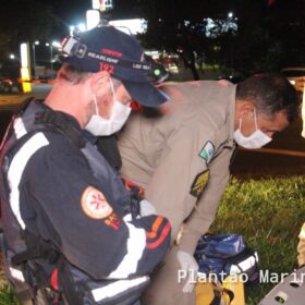 Fotos de Idoso de 71 anos é socorrido com ferimentos graves após ser atropelado em Maringá 