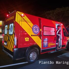 Fotos de Idoso de 71 anos é socorrido com ferimentos graves após ser atropelado em Maringá 
