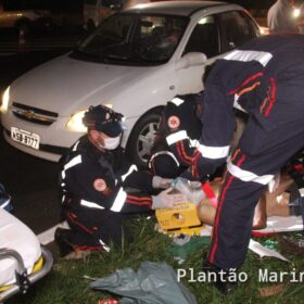 Fotos de Idoso de 71 anos é socorrido com ferimentos graves após ser atropelado em Maringá 