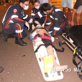 Fotos de Idoso de 86 anos é socorrido em estado grave ao ser atropelado em Maringá