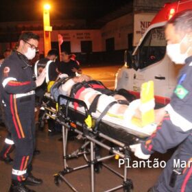 Fotos de Idoso de 86 anos é socorrido em estado grave ao ser atropelado em Maringá
