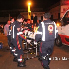 Fotos de Idoso de 86 anos é socorrido em estado grave ao ser atropelado em Maringá