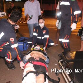 Fotos de Idoso de 86 anos é socorrido em estado grave ao ser atropelado em Maringá