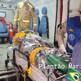 Fotos de Suspeito de esfaquear o atual namorado da ex-companheira em Maringá, se apresenta à polícia 