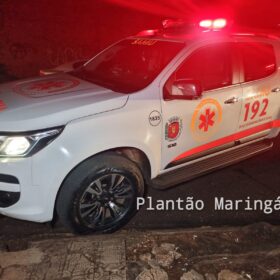 Fotos de Motoboy é baleado no rosto e tem moto roubada em Maringá 