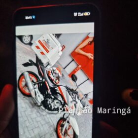 Fotos de Motoboy é baleado no rosto e tem moto roubada em Maringá 