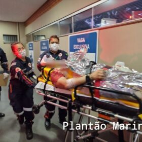 Fotos de Motociclista é intubado após gravíssimo acidente em Maringá