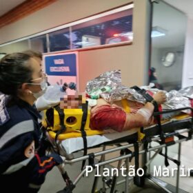Fotos de Motociclista é intubado após gravíssimo acidente em Maringá